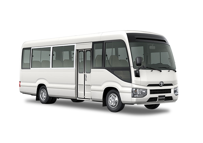 Toyota Coaster color Blanco